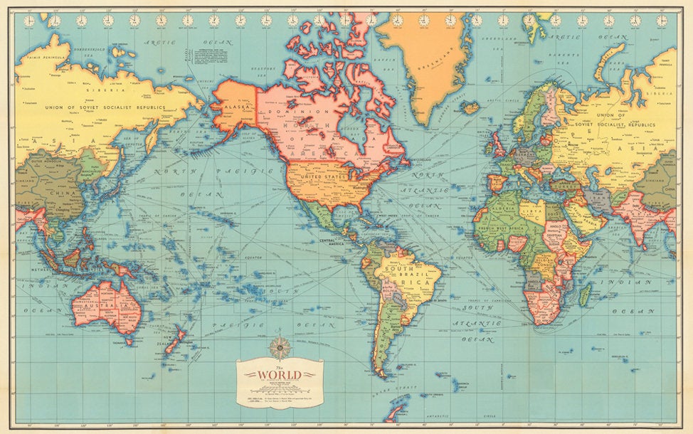 c program to print world map